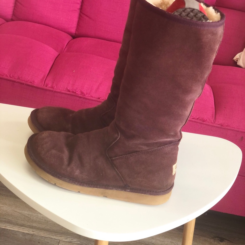 Purple Uggs Size 8
